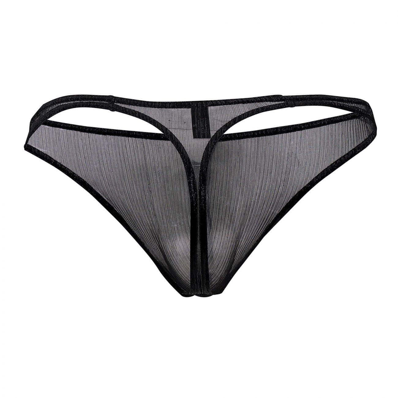 Doreanse 1302-BLK Shimmering Sheer Thong