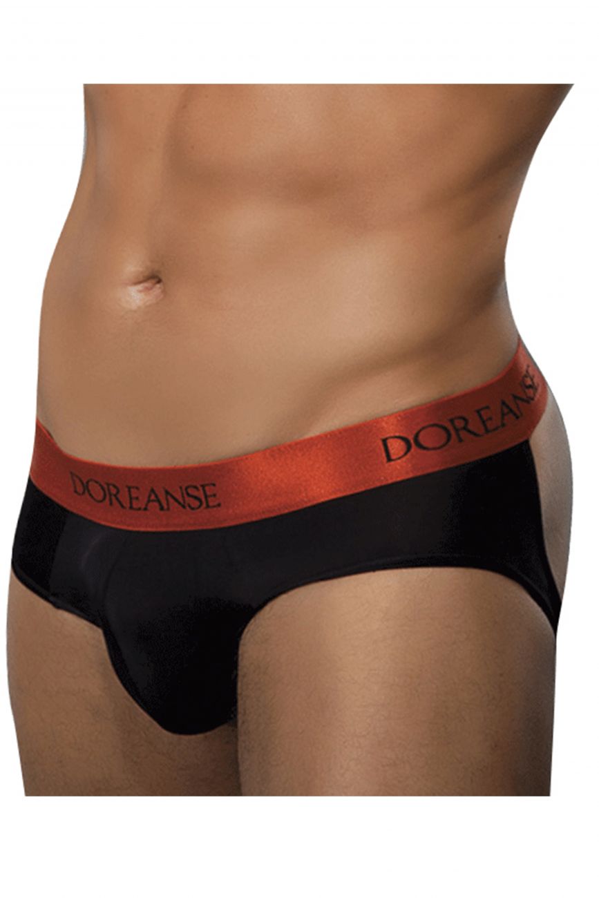 Doreanse 1310-BLK Bravo Brief-jock