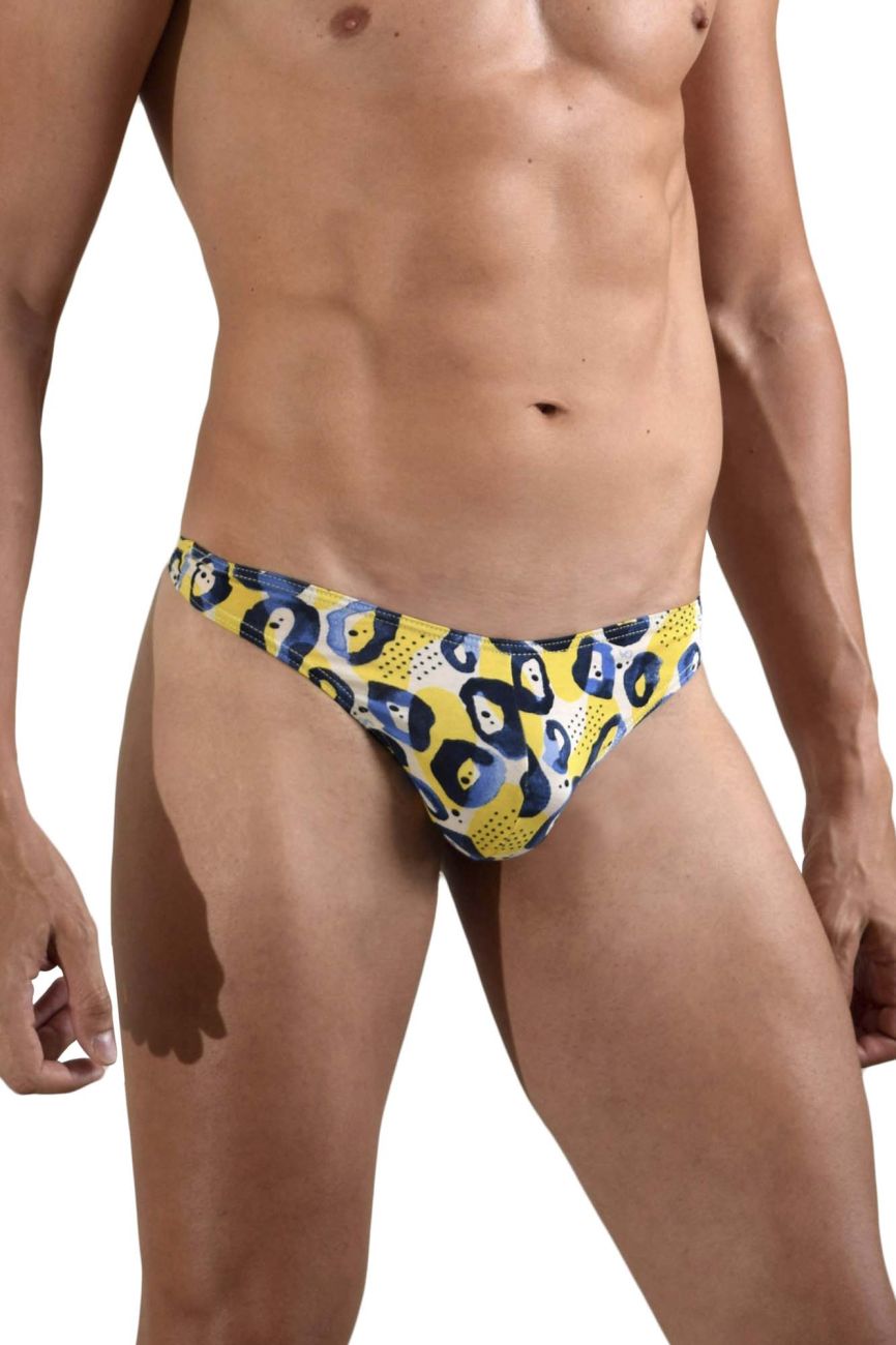 Doreanse 1404-PRN Leopard Art Thongs Printed Plus Sizes
