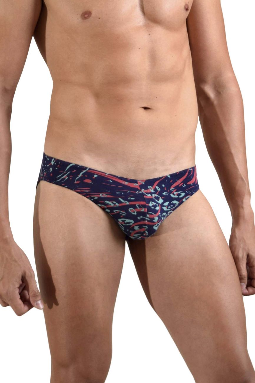 Doreanse 1409-PRN Submarine Briefs Printed Plus Sizes