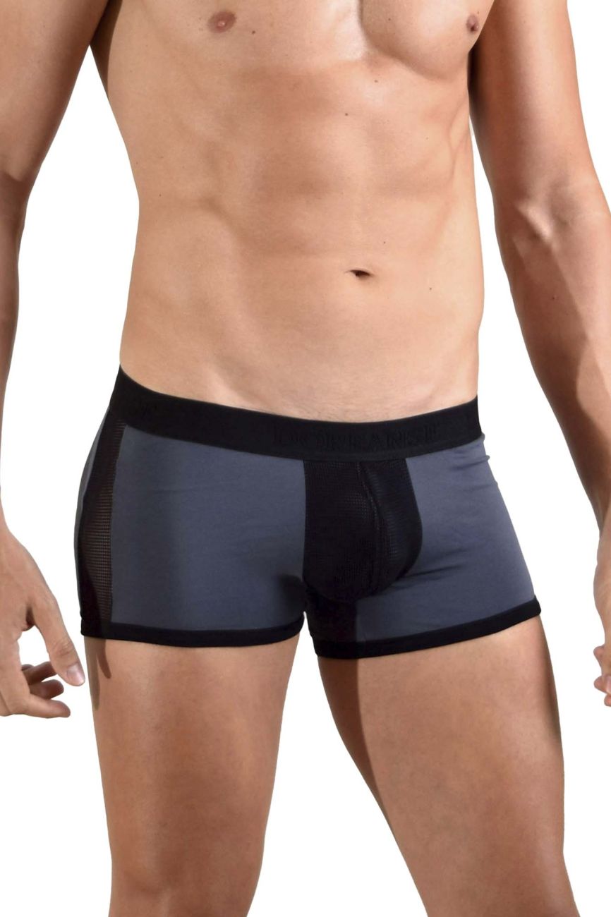 Doreanse 1563-CHR Teaser Boxer Briefs Charcoal-Black Plus Sizes