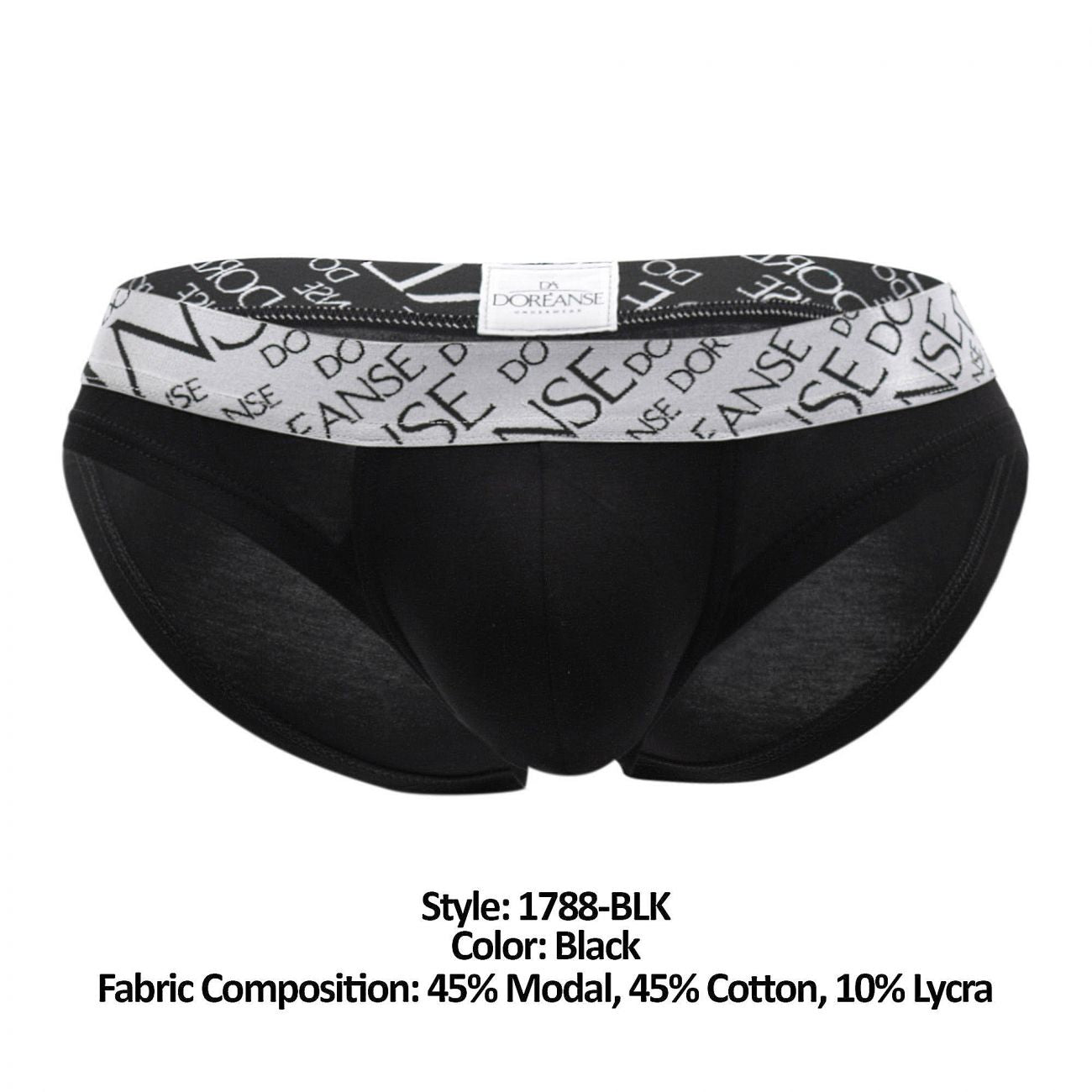 Doreanse 1788-BLK Ferrara Pouch Brief