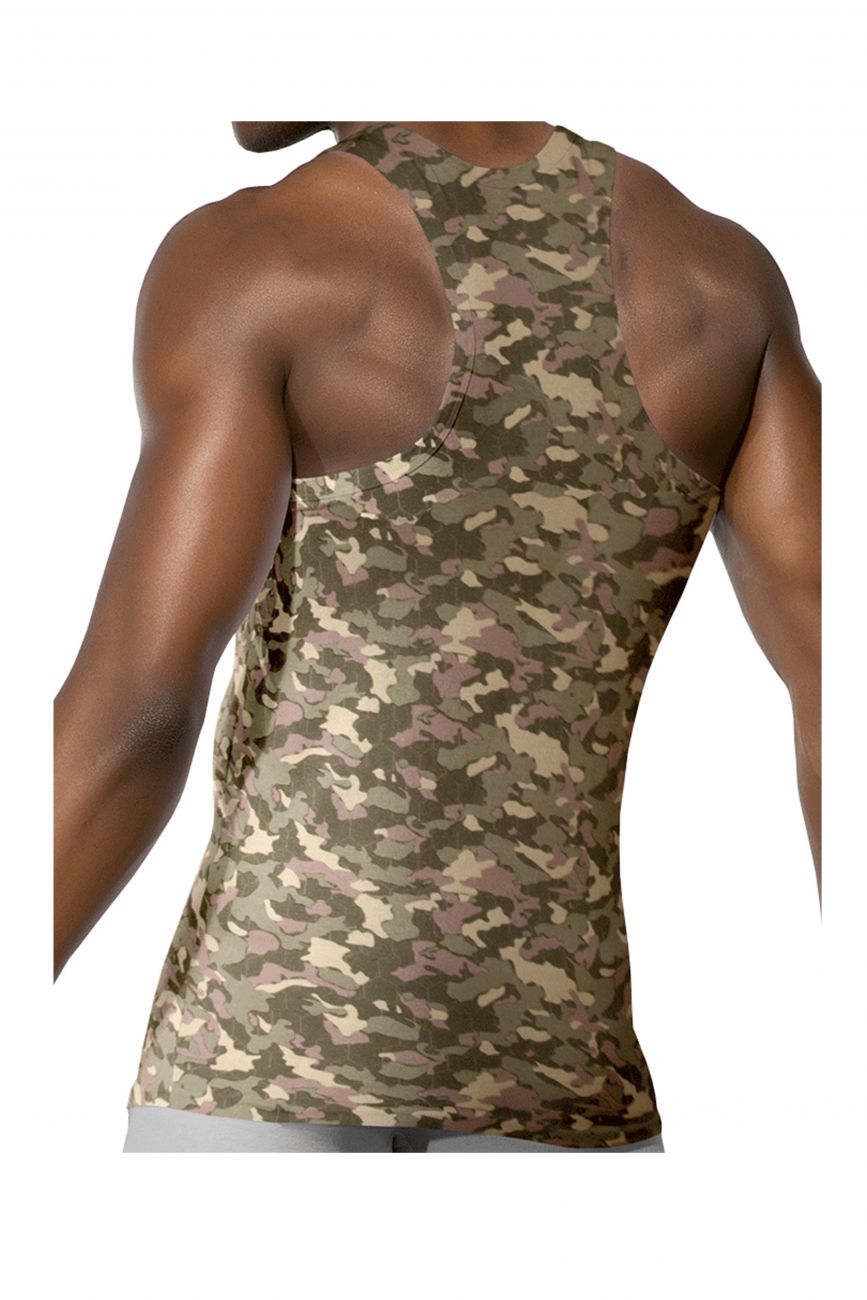 Doreanse 2215-PRN Camo Racer-back Tank