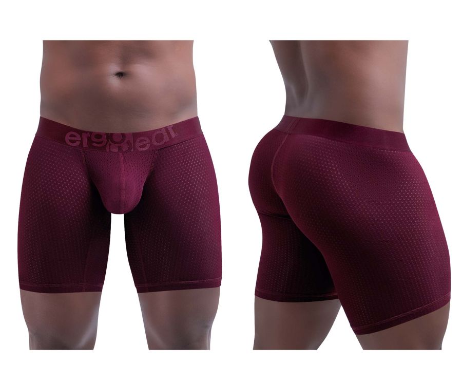 ErgoWear EW0781 MAX ULTRA Boxer Briefs Burgundy