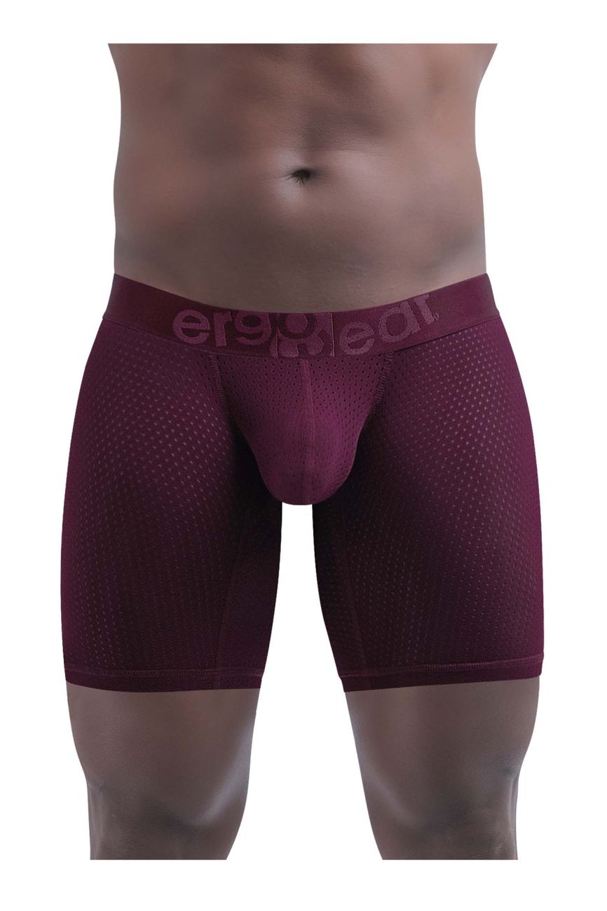 ErgoWear EW0781 MAX ULTRA Boxer Briefs Burgundy