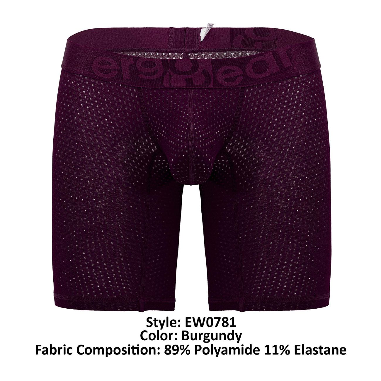ErgoWear EW0781 MAX ULTRA Boxer Briefs Burgundy