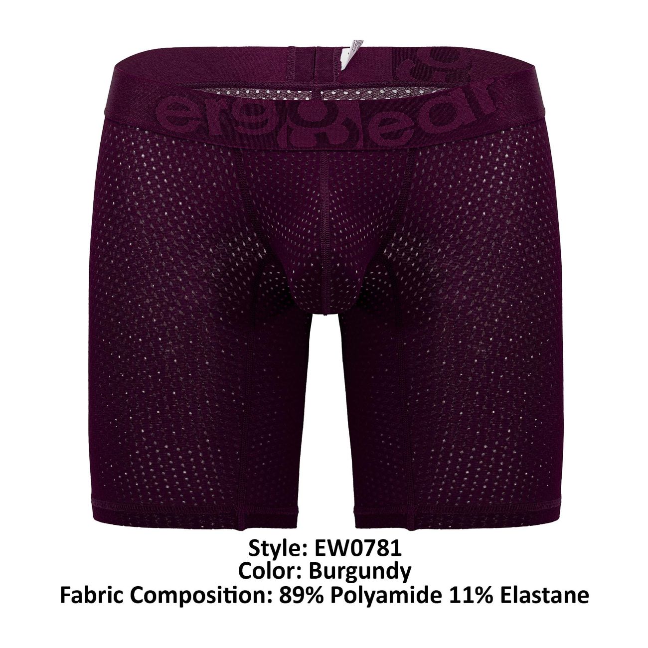 ErgoWear EW0781 MAX ULTRA Boxer Briefs Burgundy