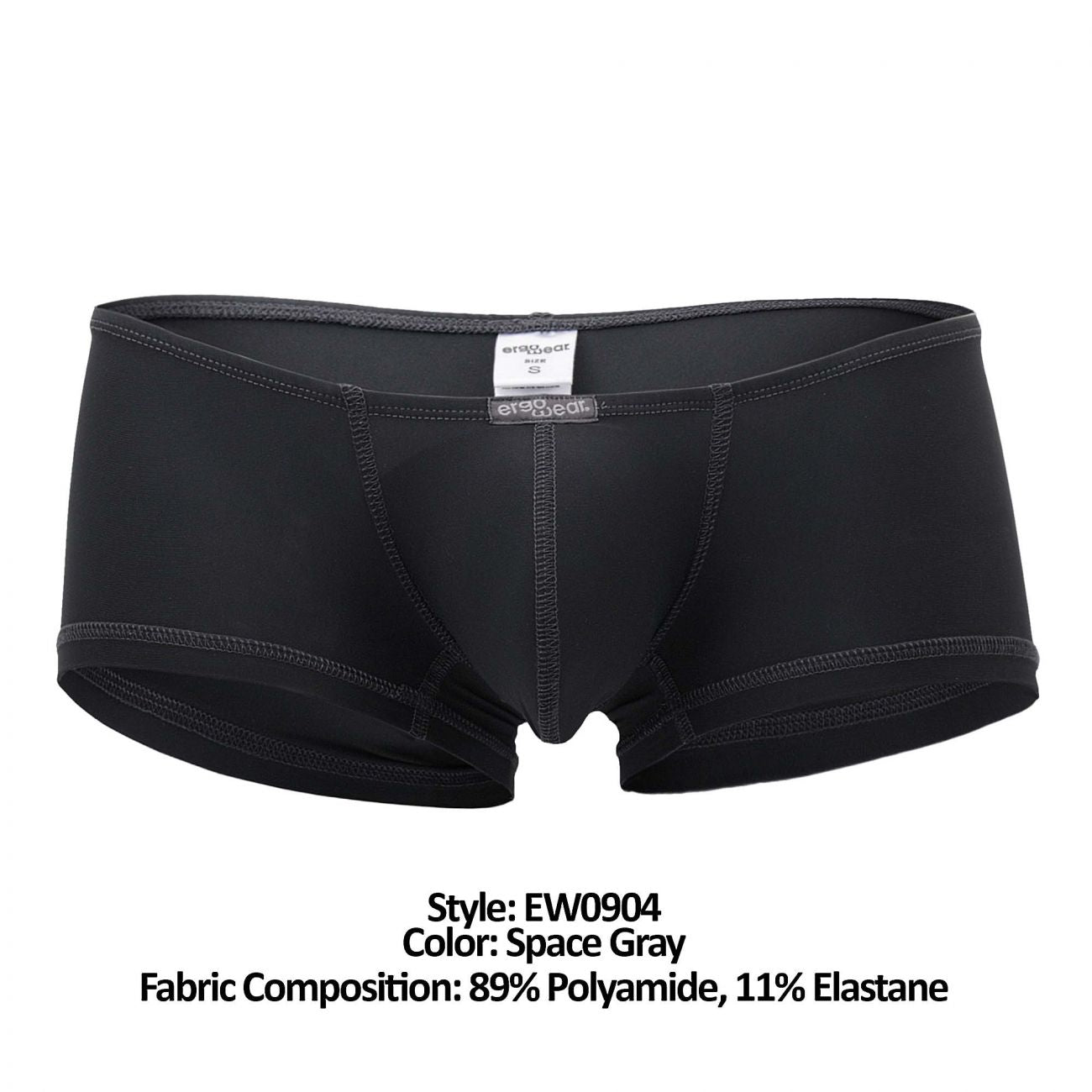 ErgoWear EW0904 4XD Mini Boxer Space Gray