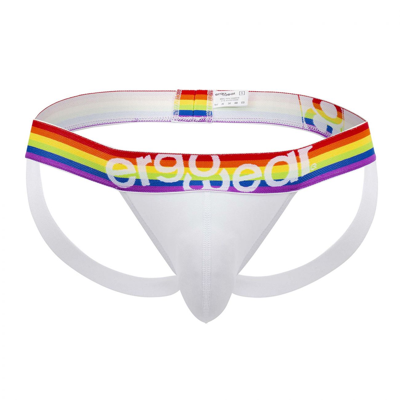 ErgoWear EW1113 MAX XV PRIDE Jockstrap White