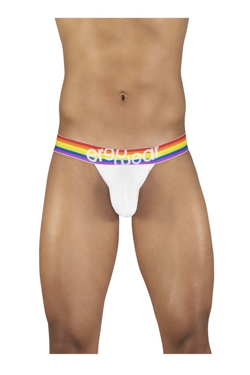 ErgoWear EW1113 MAX XV PRIDE Jockstrap White