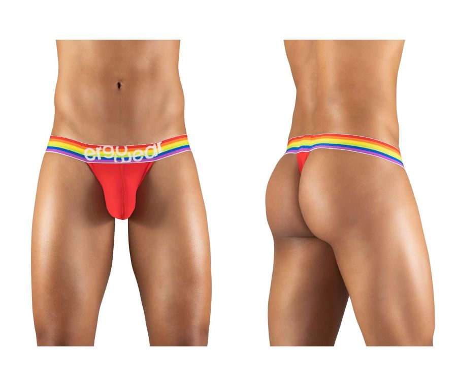 ErgoWear EW1119 MAX XV PRIDE Thongs Red