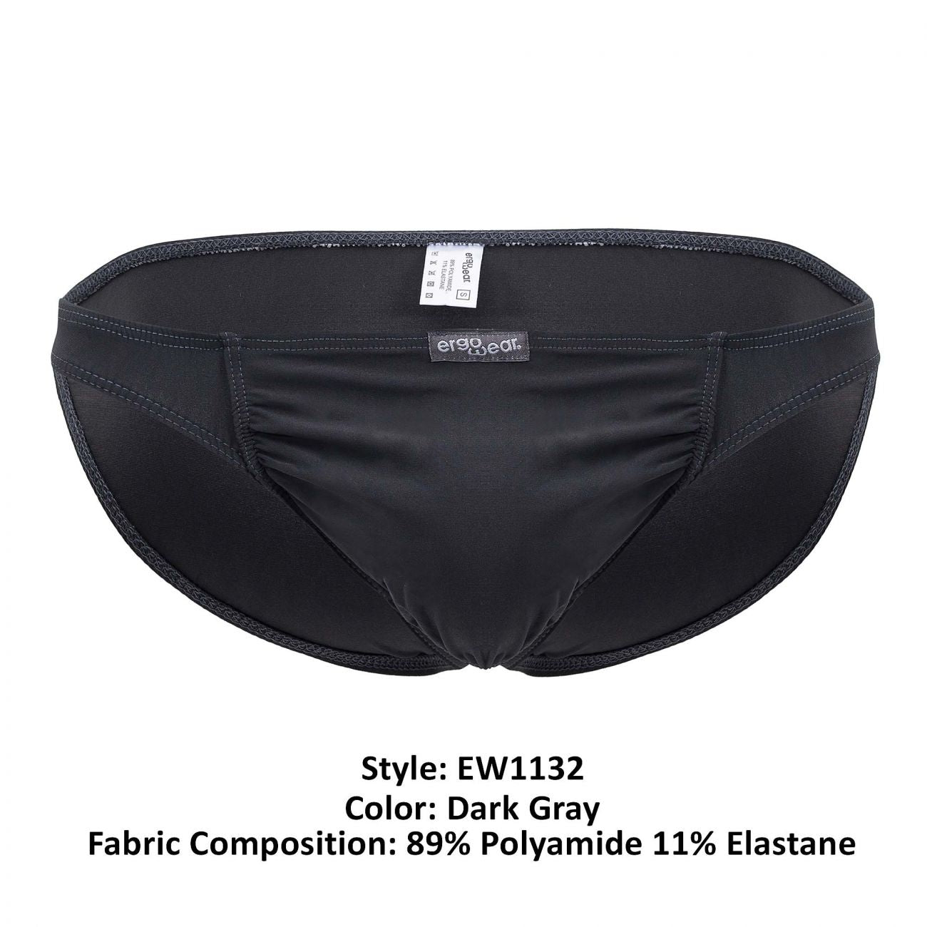 ErgoWear EW1132 FEEL GR8 Bikini Dark Gray