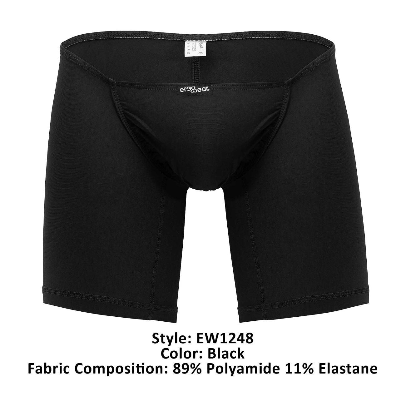 ErgoWear EW1248 FEEL GR8 Boxer Briefs Black