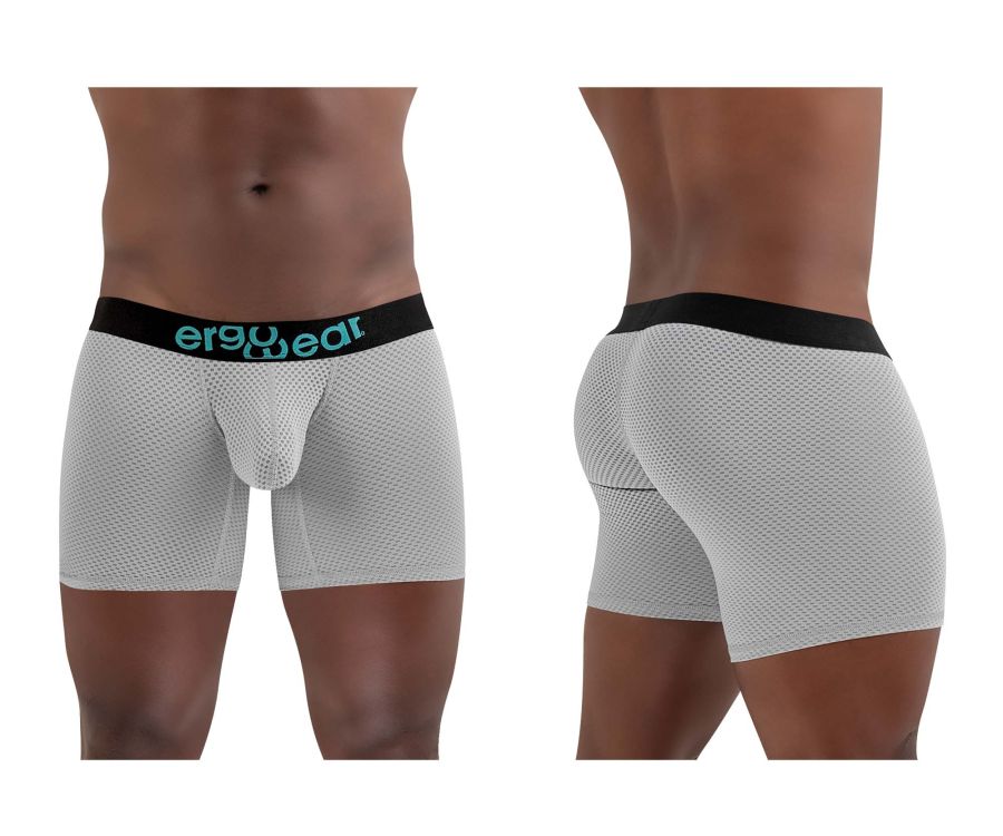 ErgoWear EW1394 MAX Boxer Briefs Light Gray