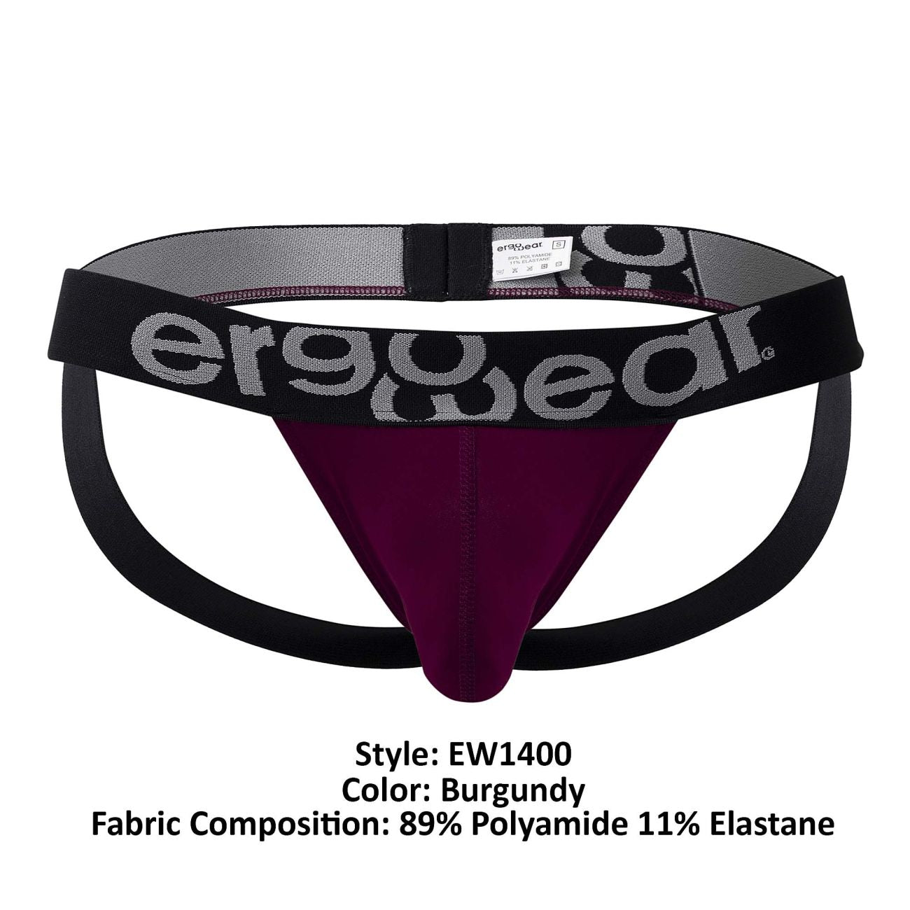 ErgoWear EW1400 GYM Jockstrap Burgundy