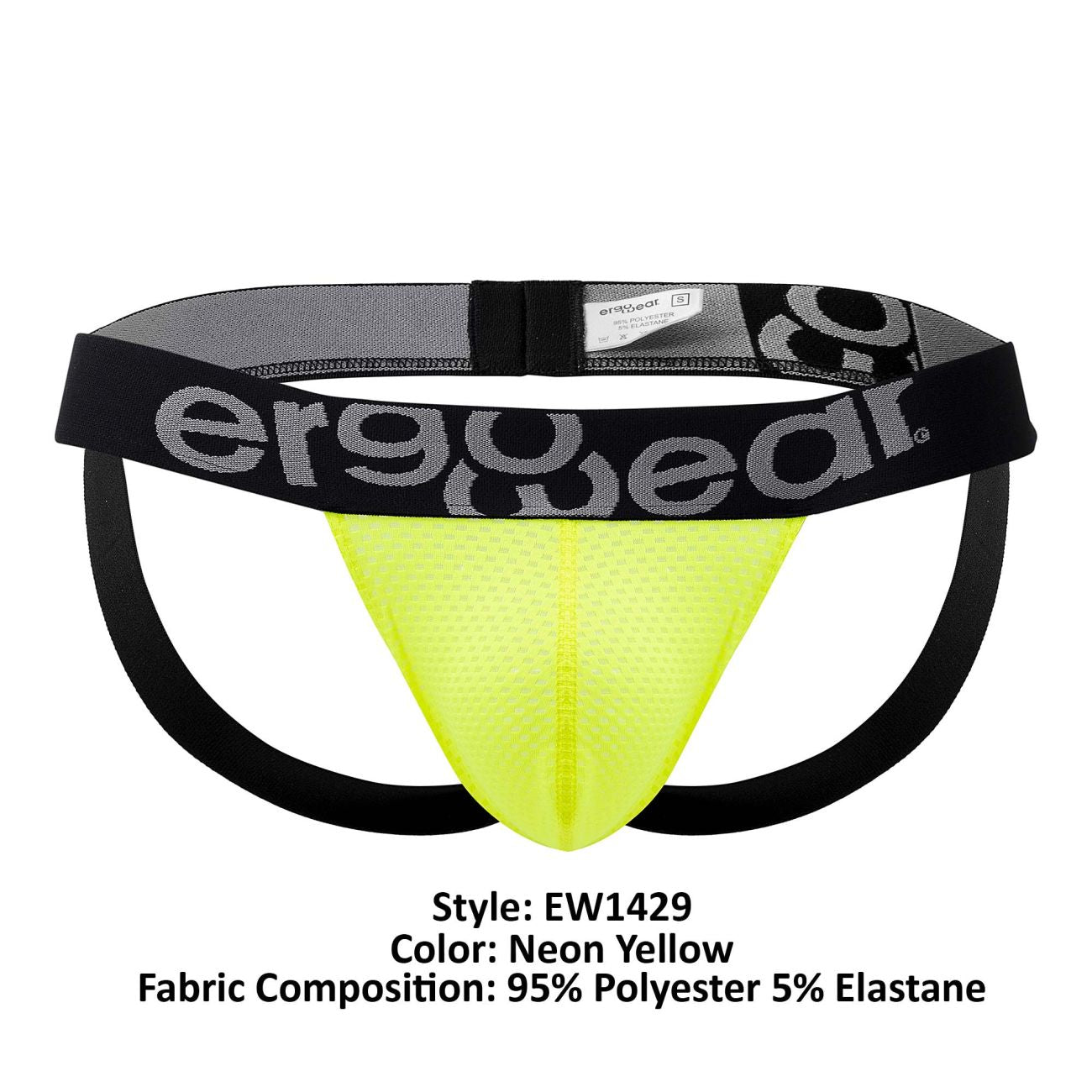 ErgoWear EW1429 GYM Neon Jockstrap Neon Yellow