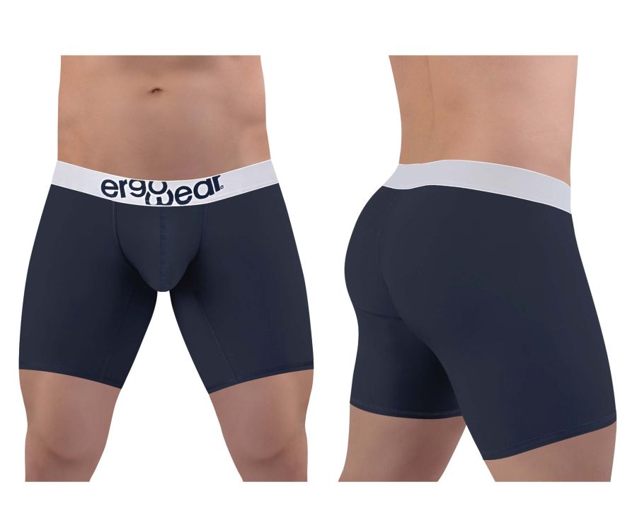 ErgoWear EW1473 MAX COTTON Boxer Briefs Navy Blue