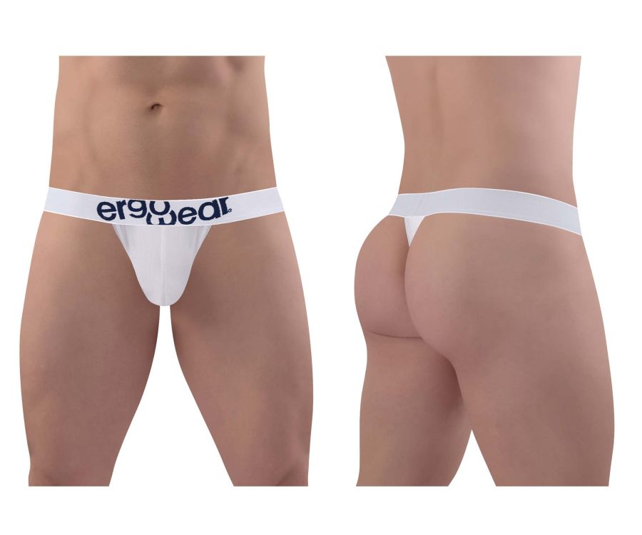 ErgoWear EW1474 MAX COTTON Thongs White