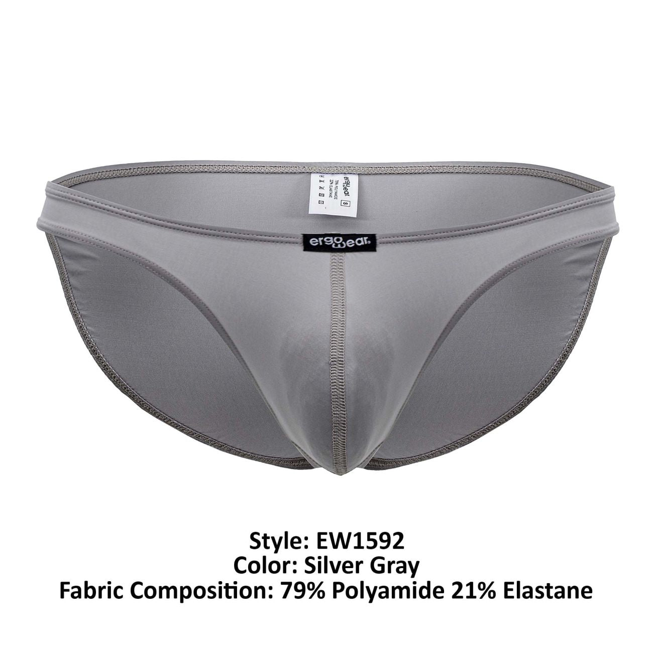 ErgoWear EW1592 X4D Bikini Silver Gray