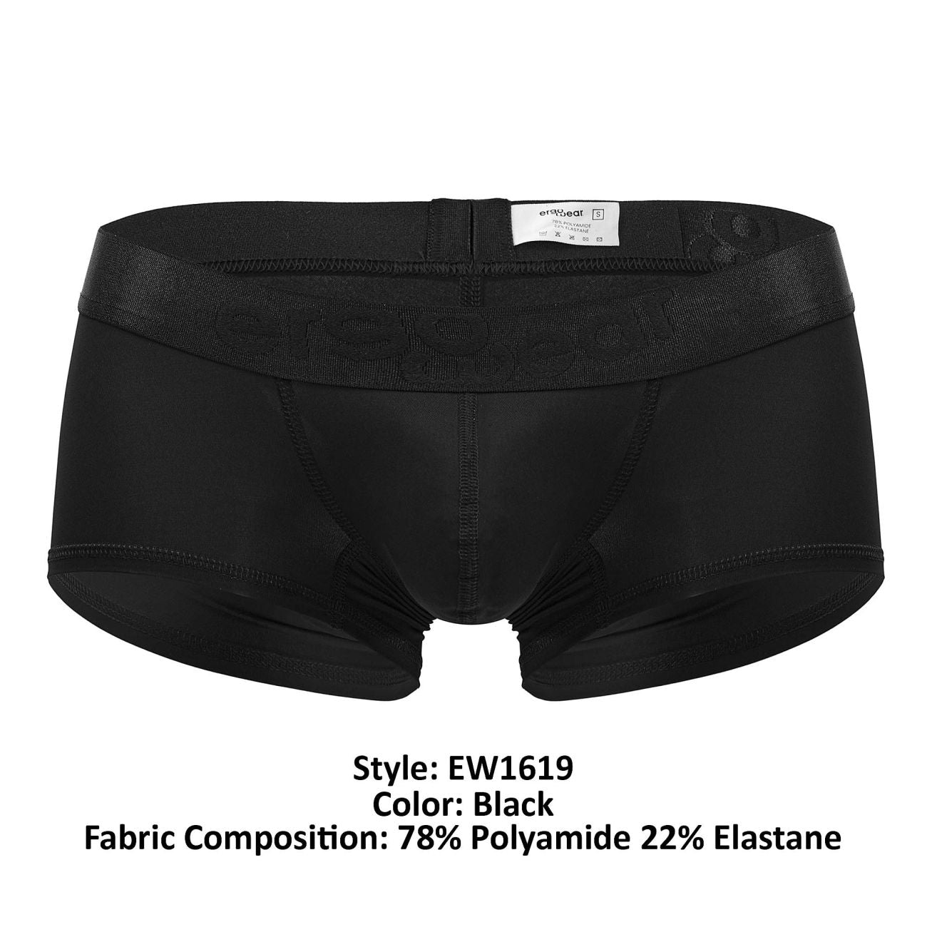 JCSTK - ErgoWear EW1619 MAX XX Trunks Black
