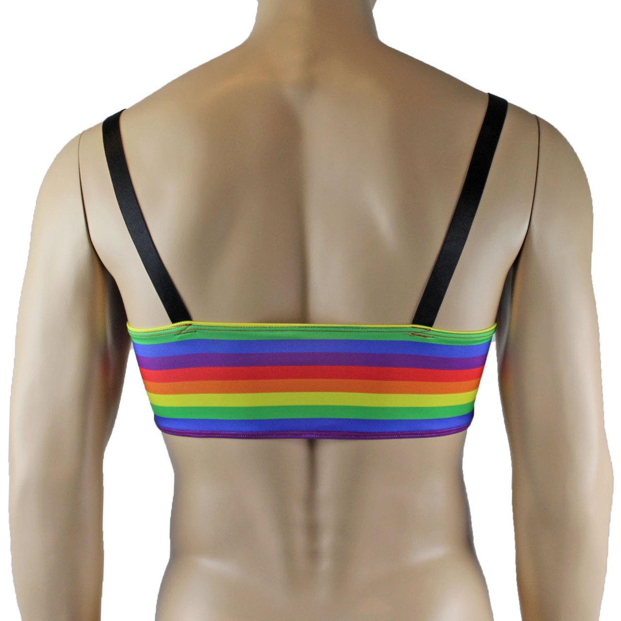 LGBTQ Rainbow Gay Pride Crop Top and Thong