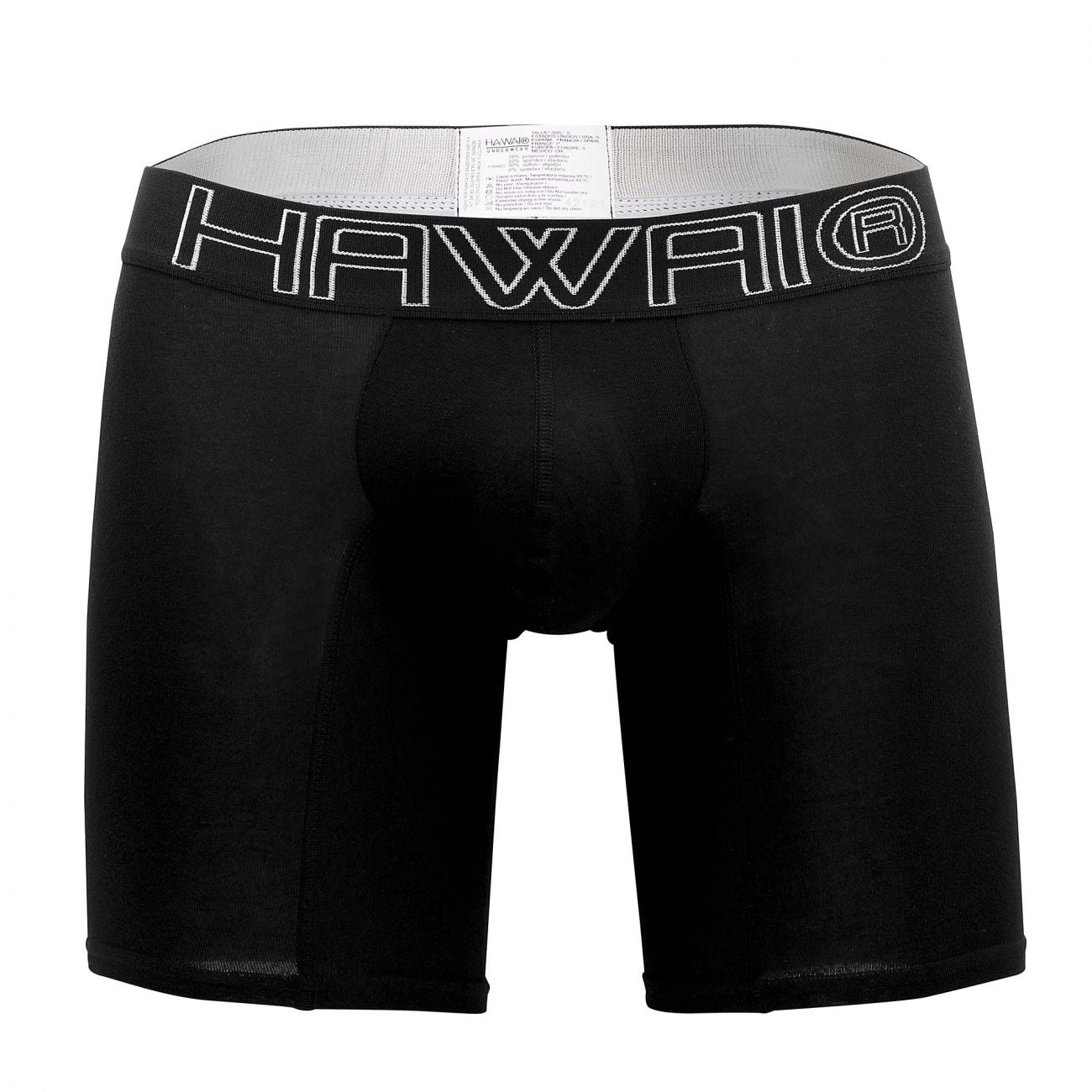 HAWAI 41903 Solid Athletic Boxer Briefs Black