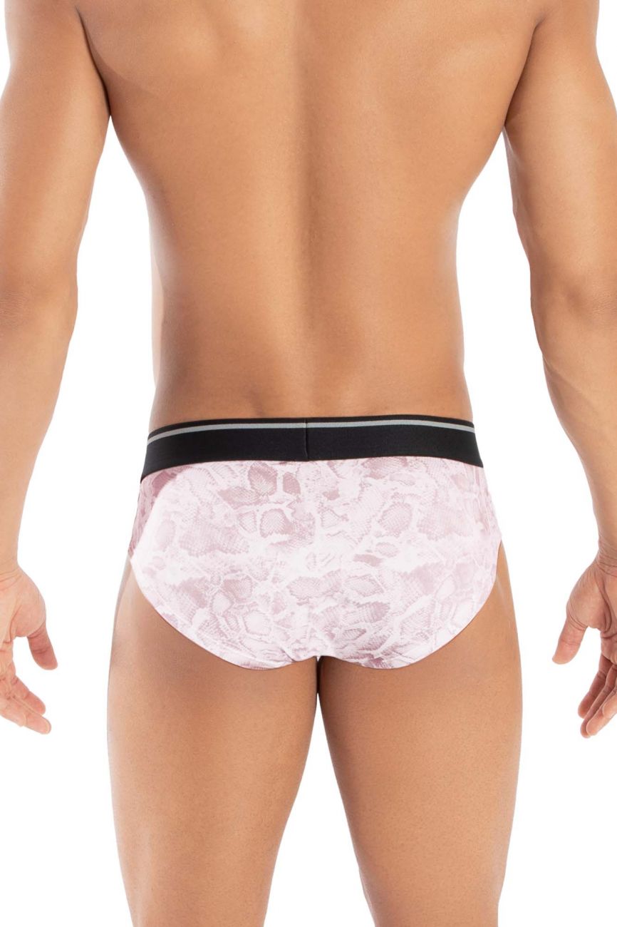 HAWAI 41945T Animal Print Hip Briefs Pink