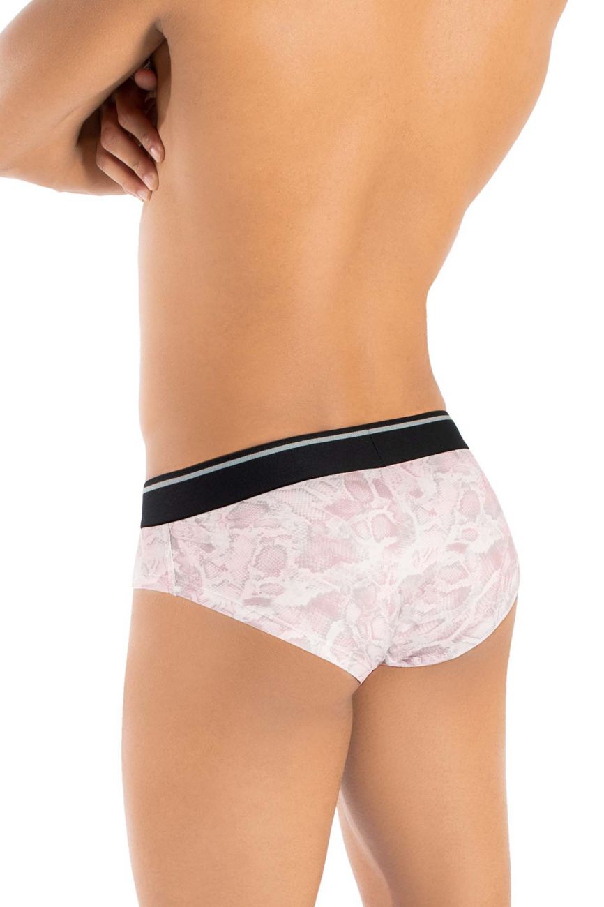 HAWAI 41945T Animal Print Hip Briefs Pink