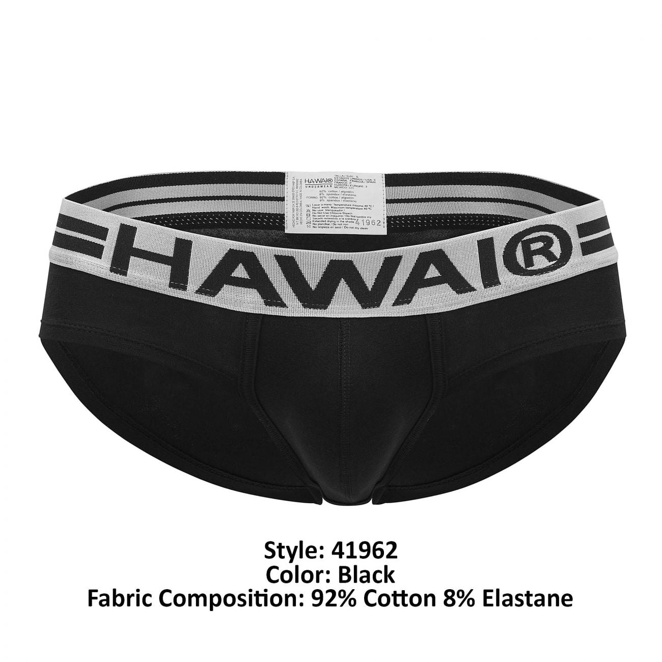 HAWAI 41962 Cotton Briefs Black
