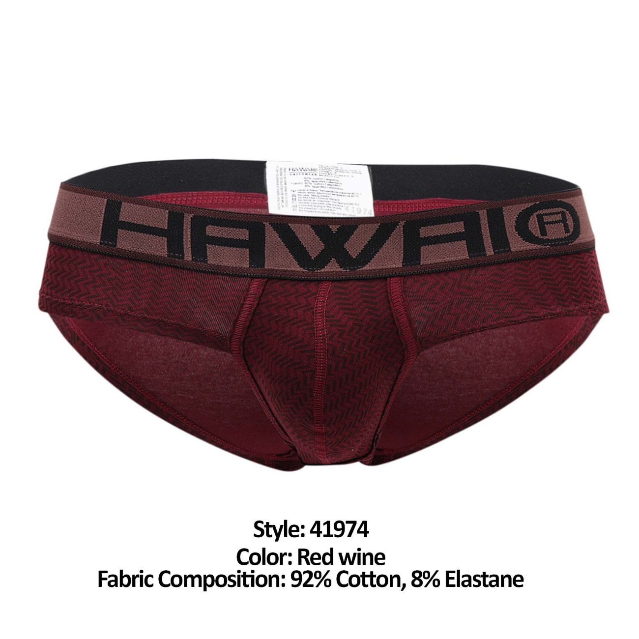 HAWAI 41974 Briefs Red Wine
