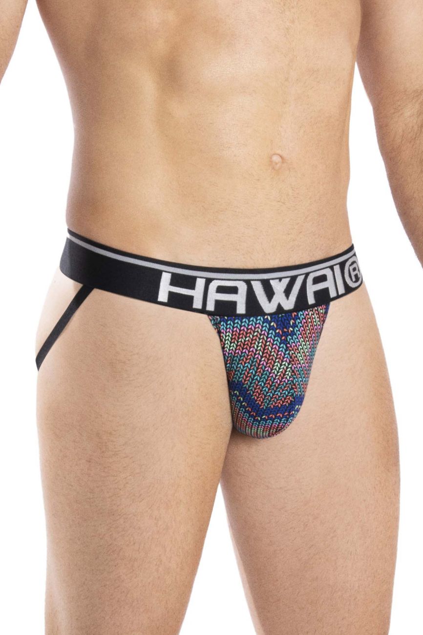 HAWAI 42052 Assorted Colors Jockstrap Blue