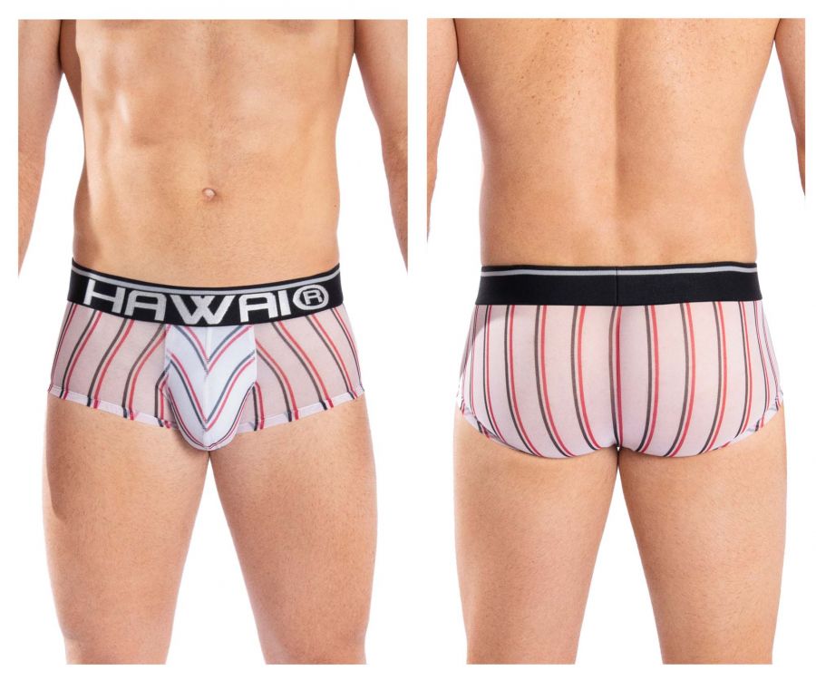 HAWAI 42053 Assorted Colors Mini Trunks White