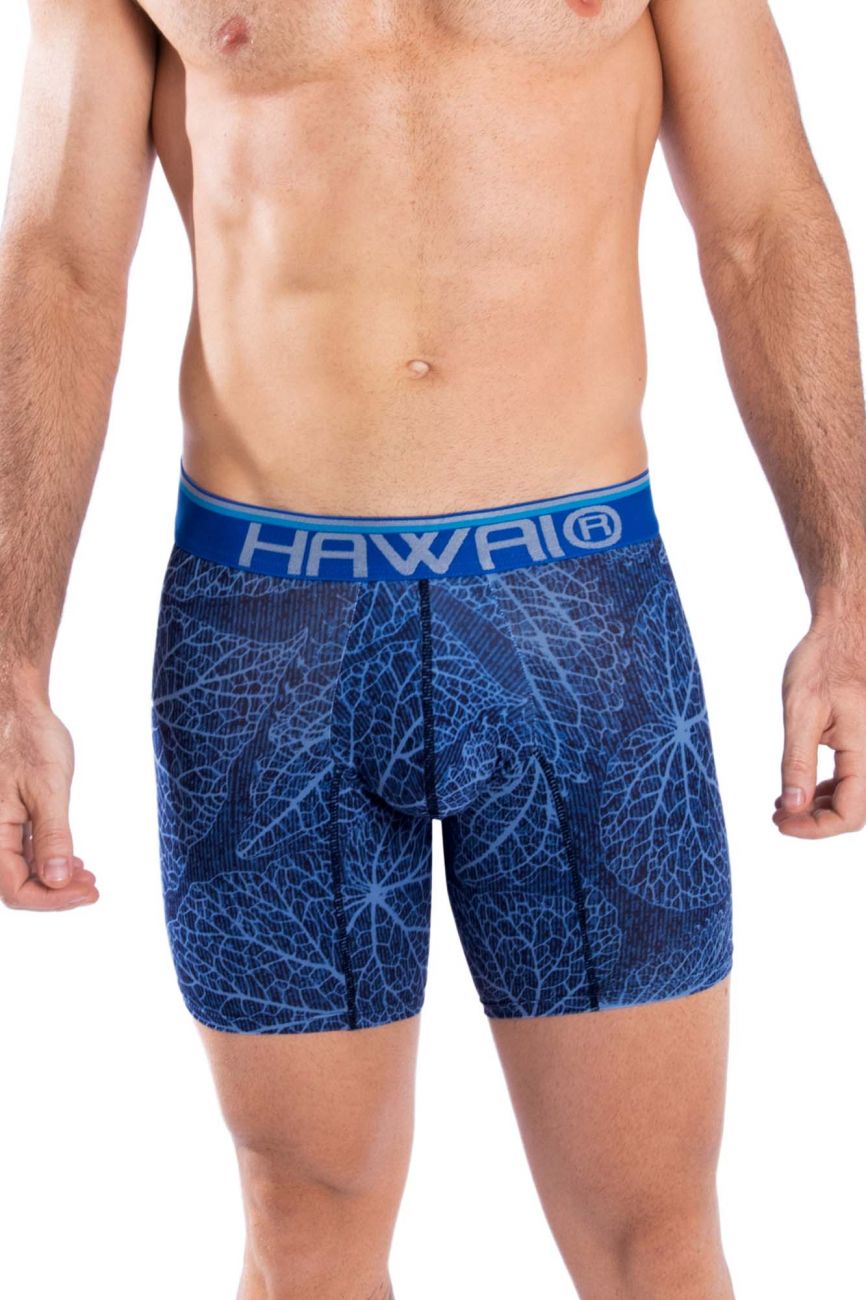 HAWAI 42104 Printed Boxer Briefs Royal Blue