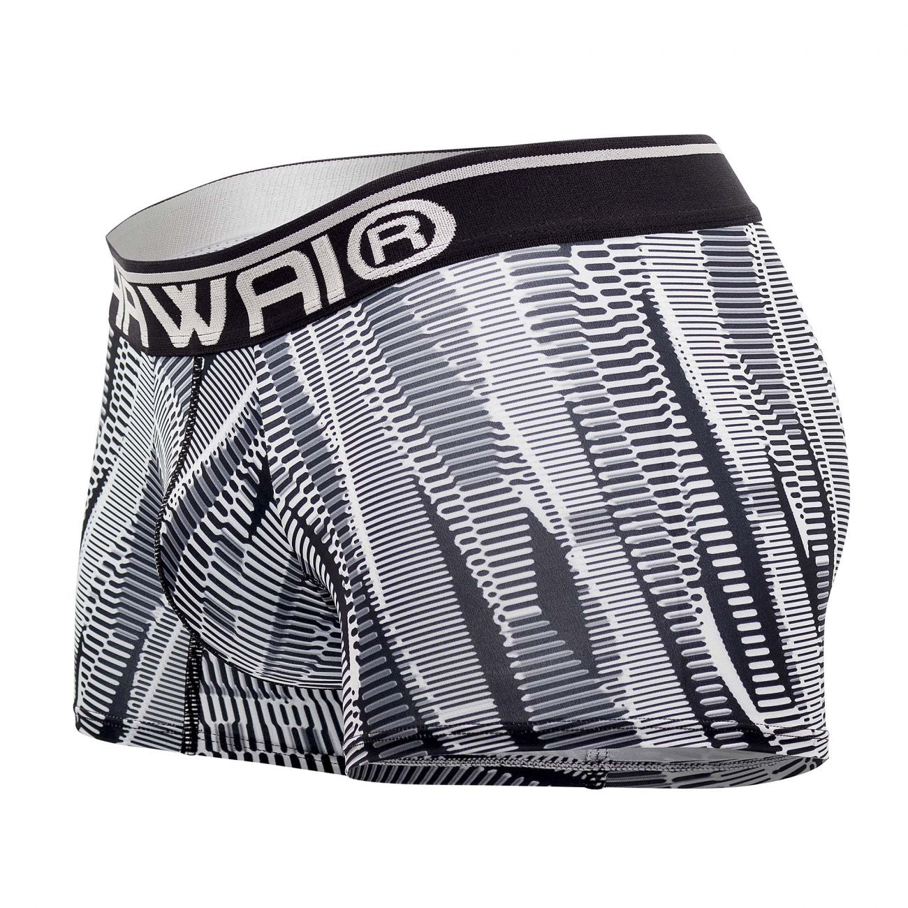 HAWAI 42121 Printed Athletic Trunks Black