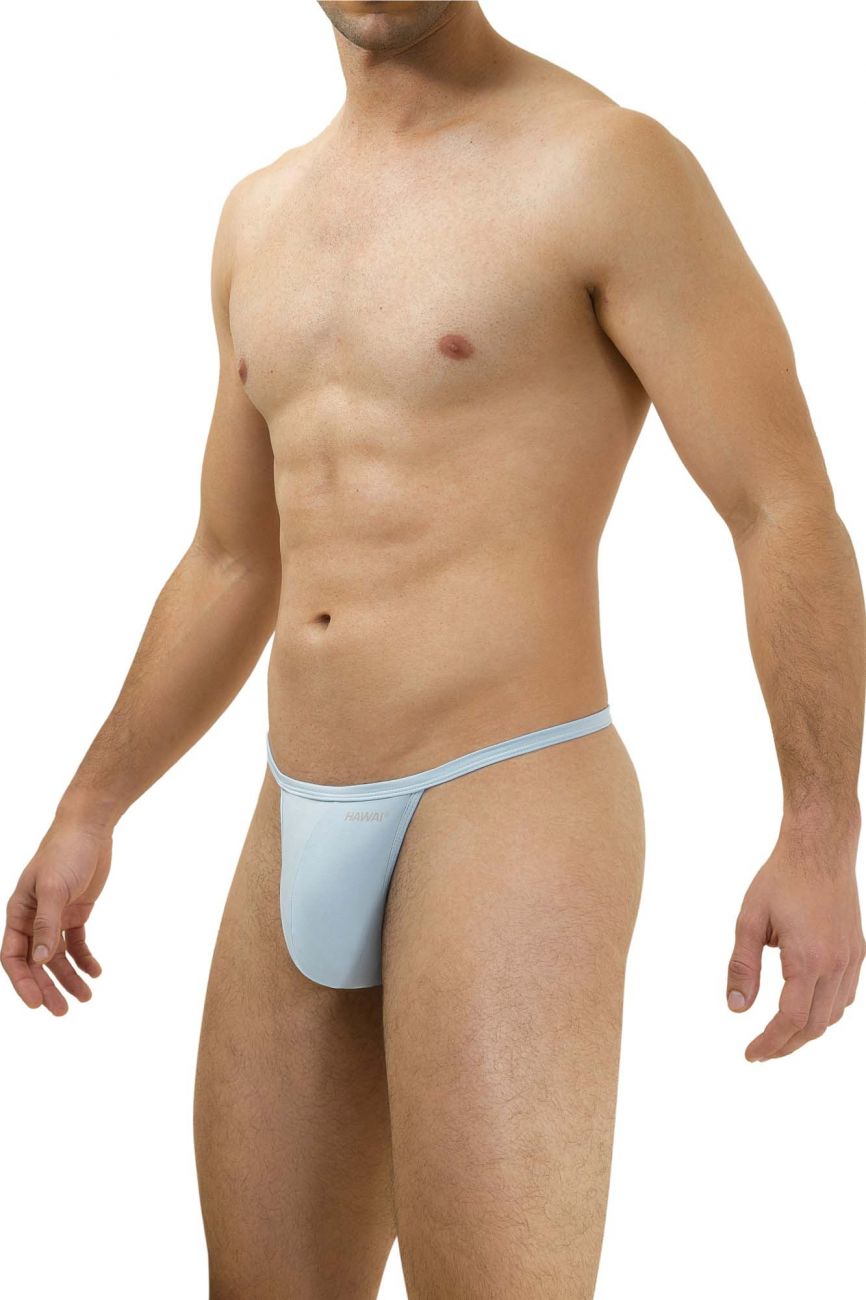 HAWAI 42140 Solid Mens G-String Light Blue
