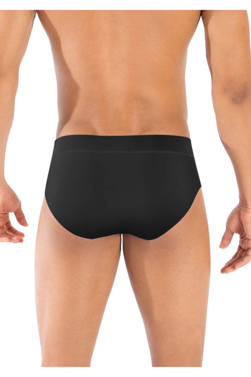 HAWAI 42141 Solid Hip Briefs Black