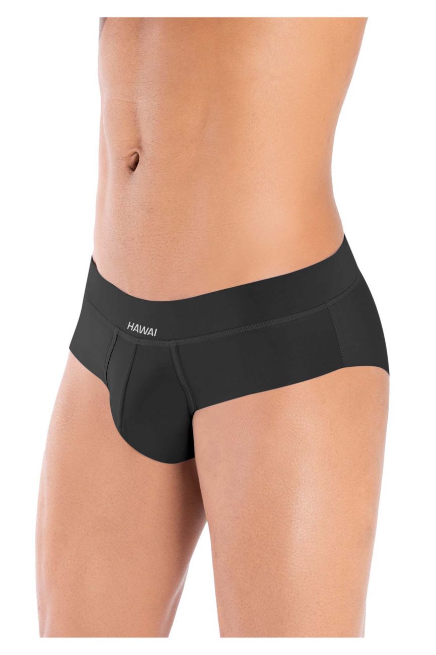 HAWAI 42141 Solid Hip Briefs Black