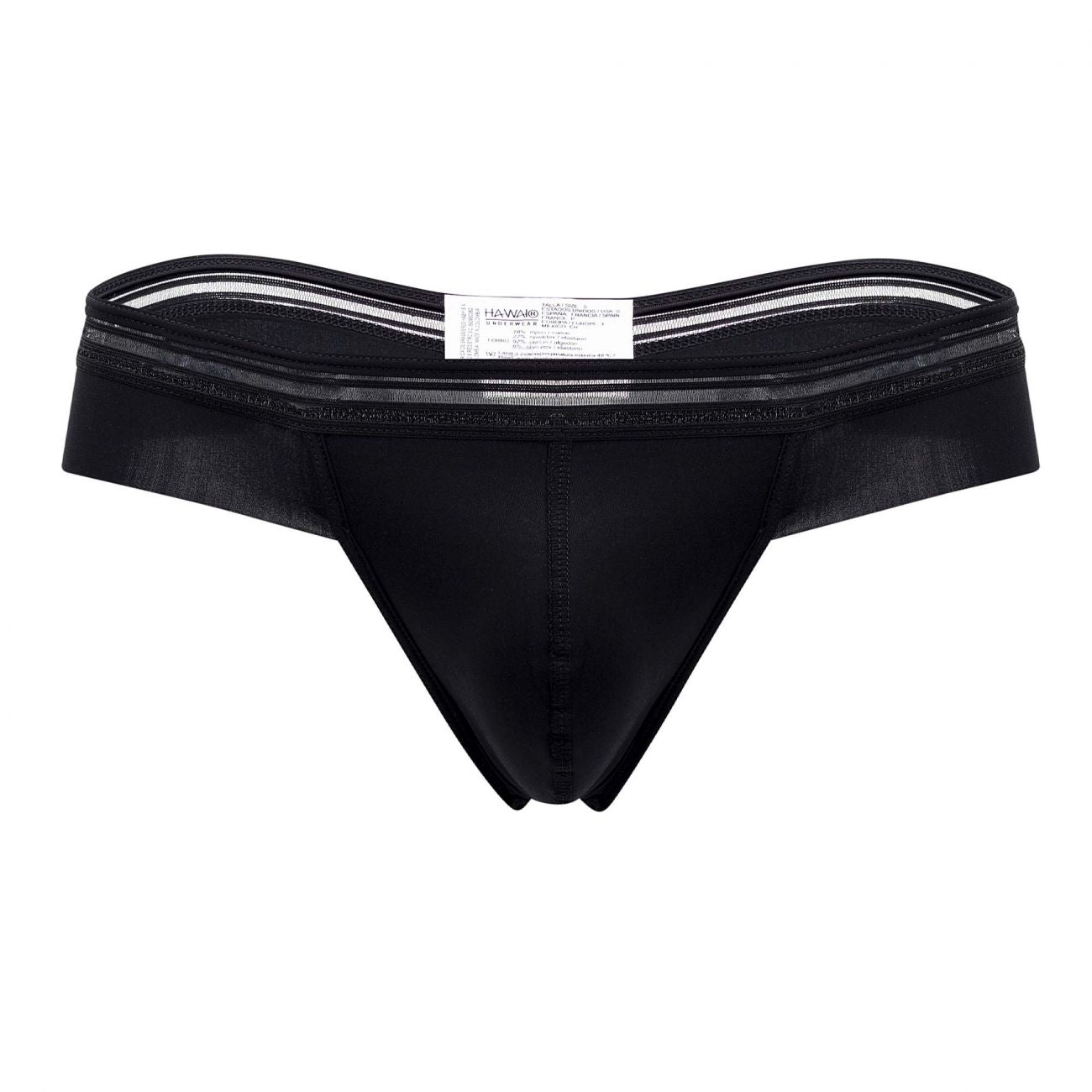 HAWAI 42155 Microfiber Thongs Black