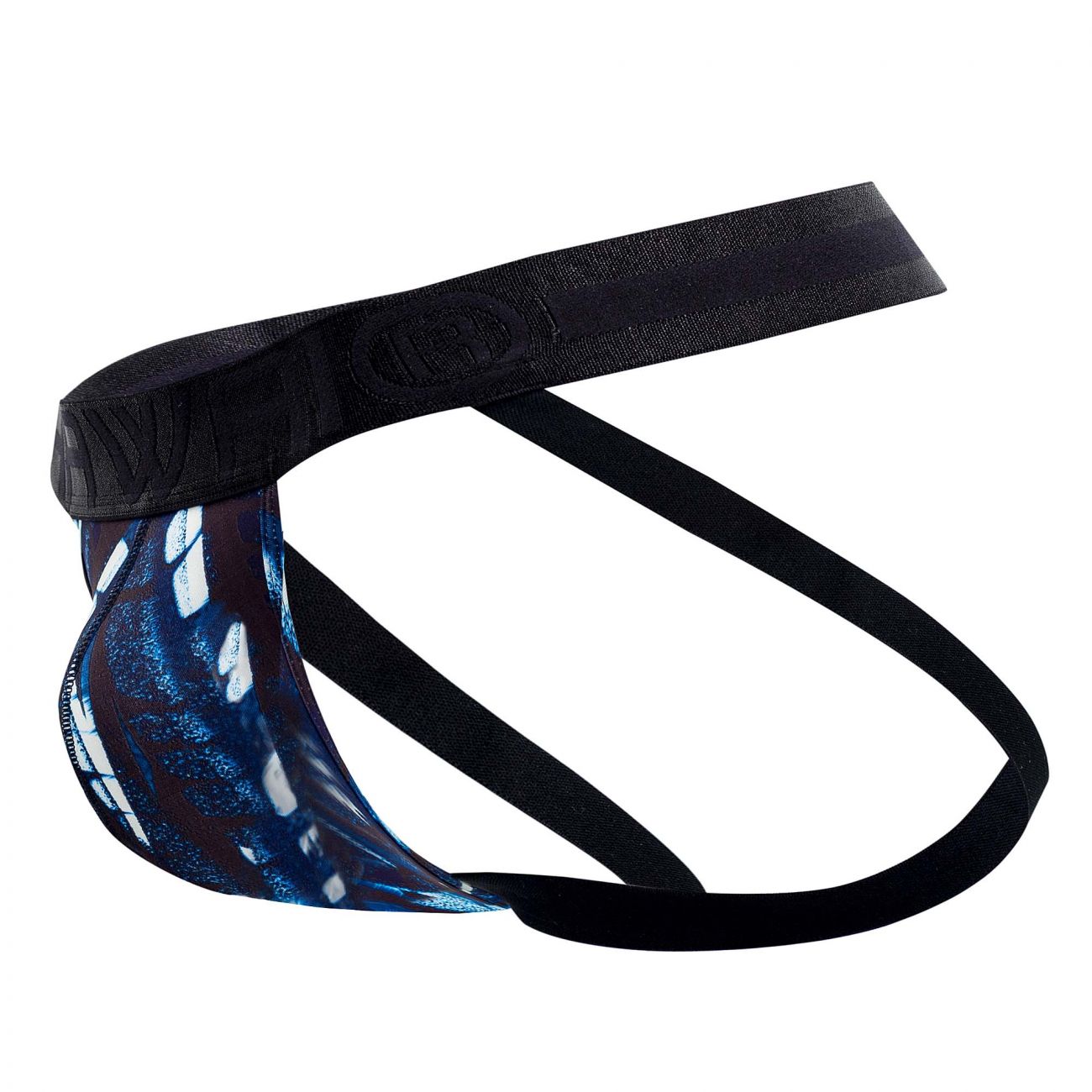 HAWAI 42167 Printed Microfiber Jockstrap Dark Blue