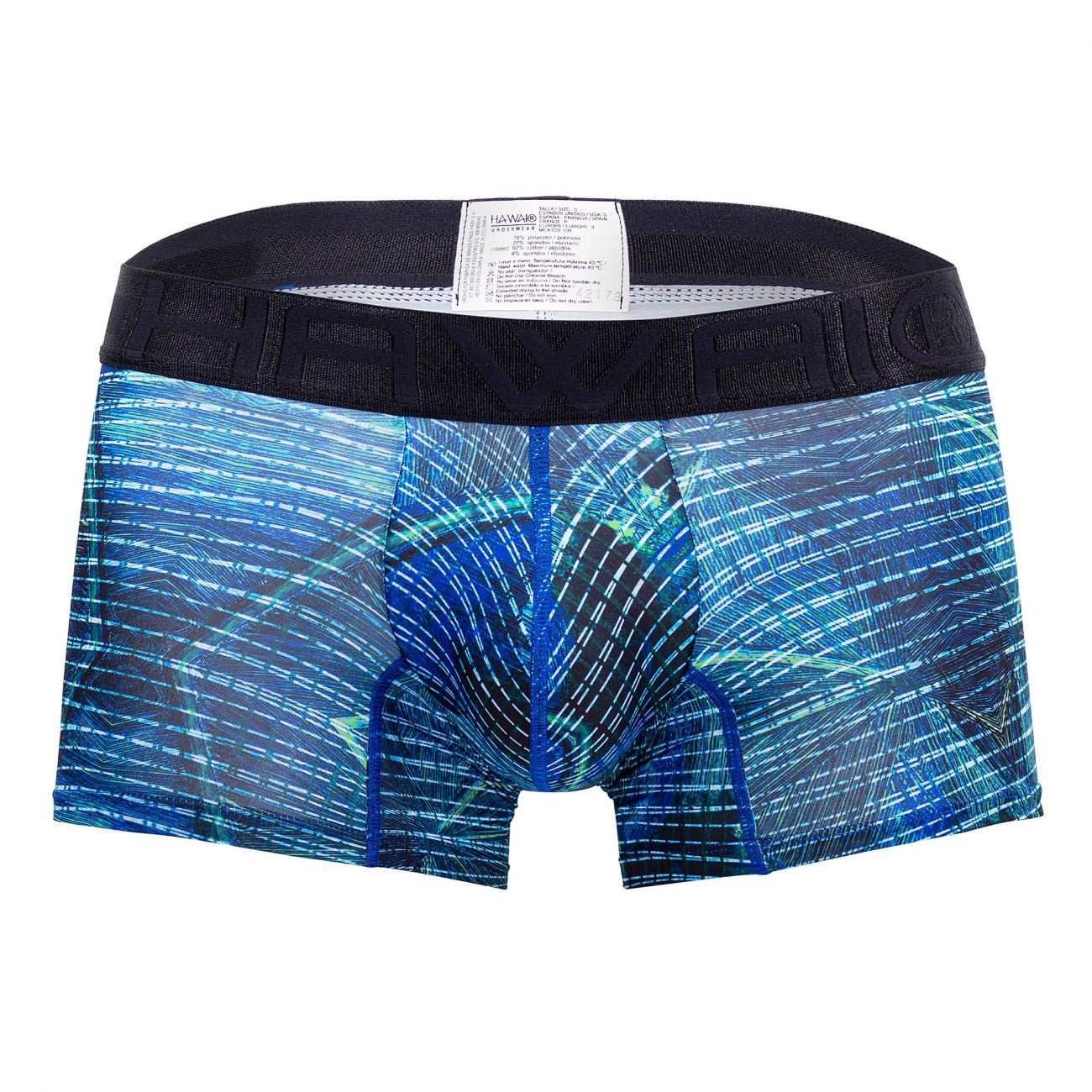 HAWAI 42173 Printed Microfiber Trunks Royal Blue