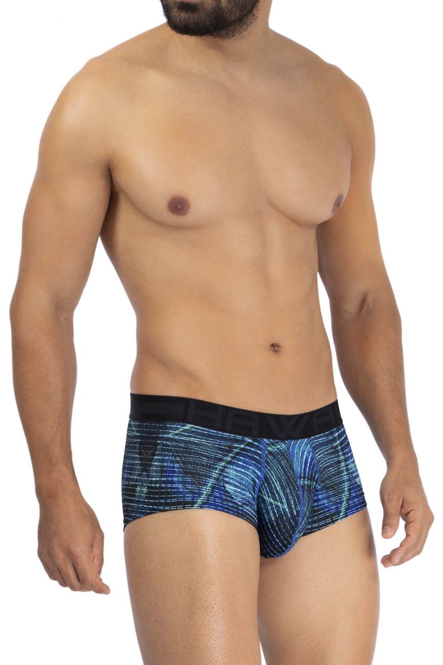 HAWAI 42183 Printed Microfiber Briefs Royal Blue