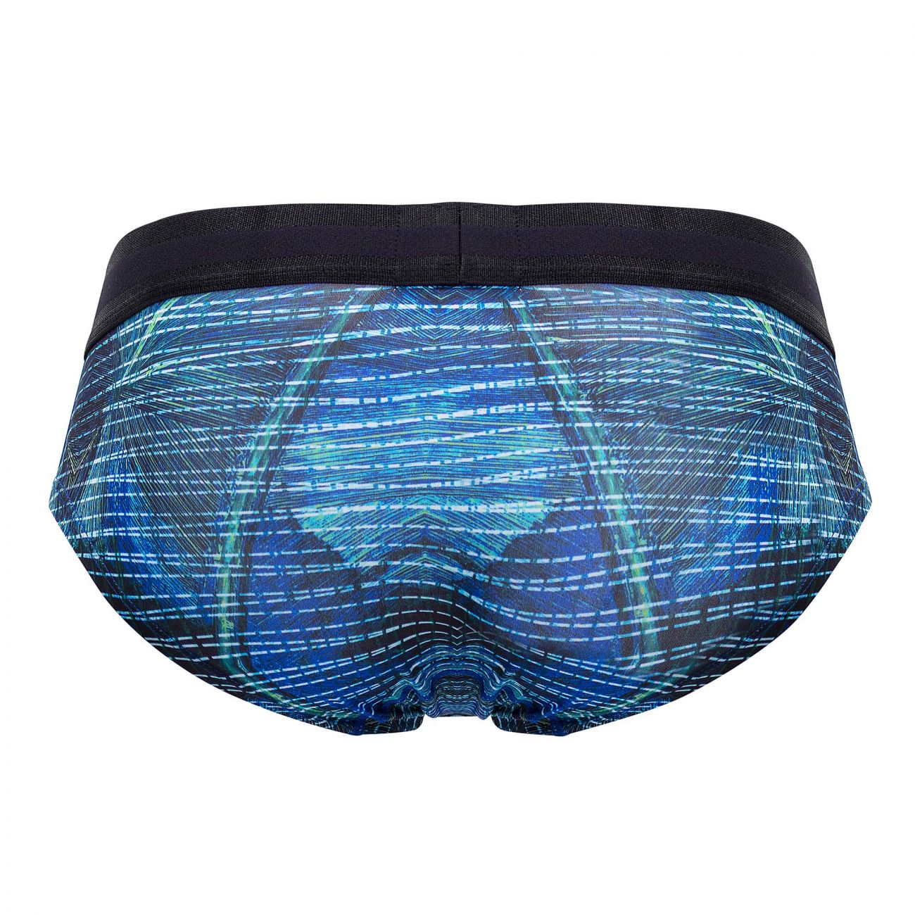 HAWAI 42193 Printed Microfiber Hip Briefs Royal Blue