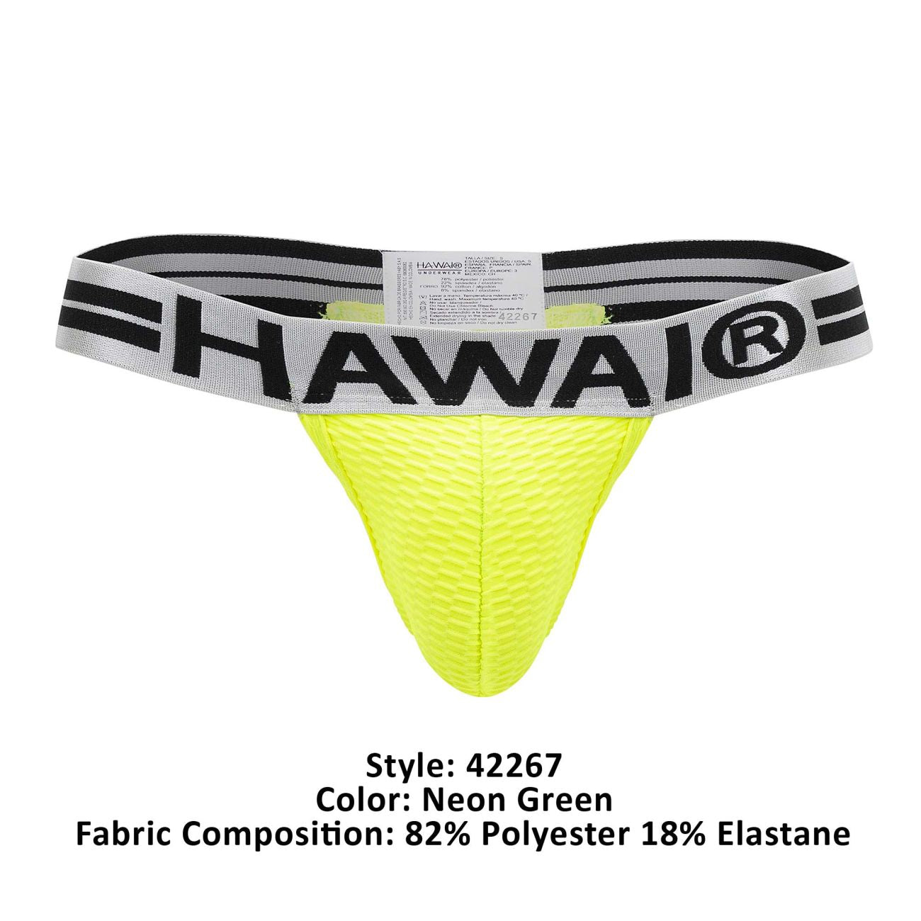 HAWAI 42267 Microfiber Thongs Neon Green