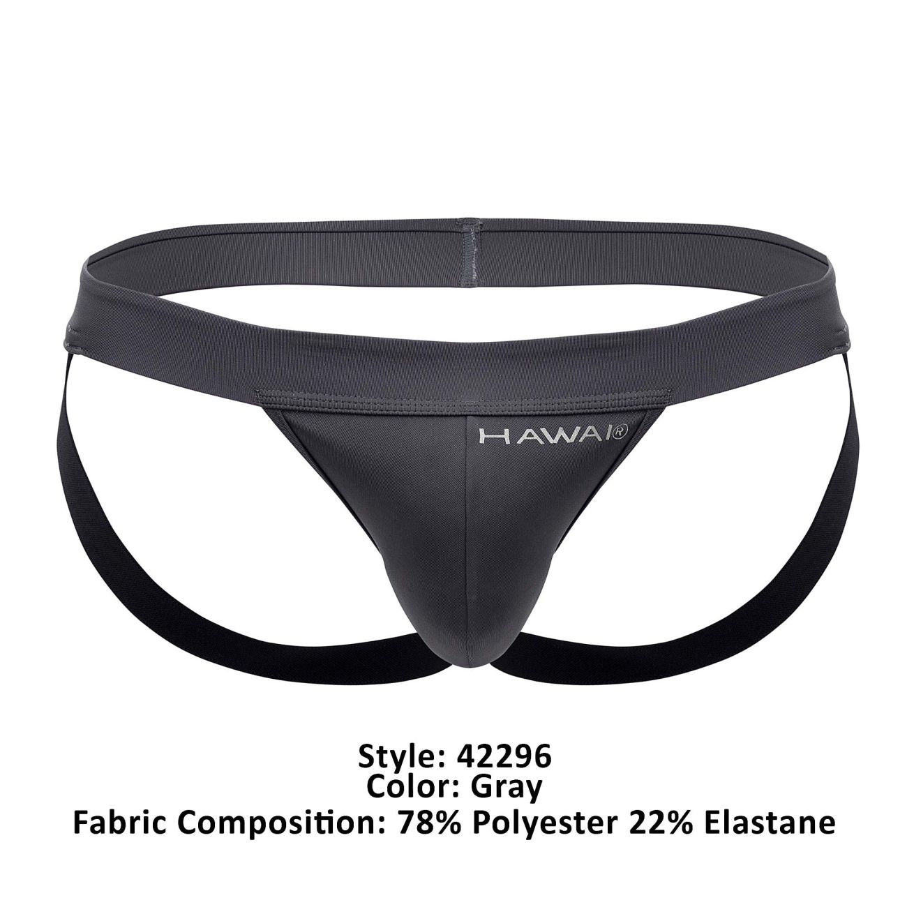 HAWAI 42296 Microfiber Jockstrap Gray