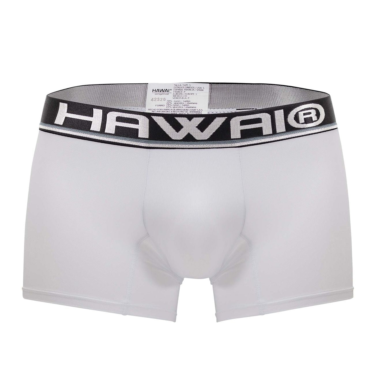 HAWAI 42326 Microfiber Boxer Briefs White