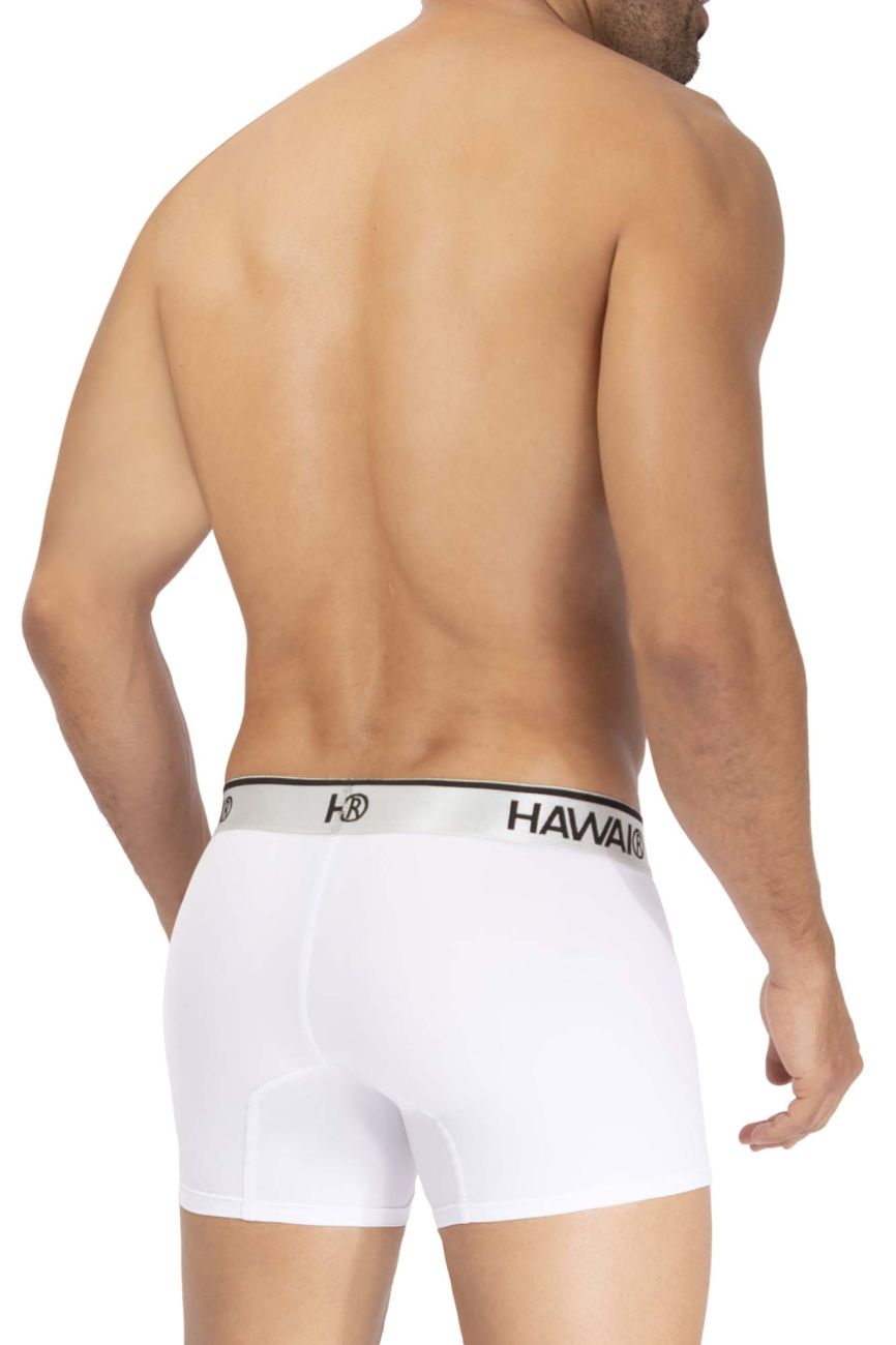 HAWAI 42326 Microfiber Boxer Briefs White