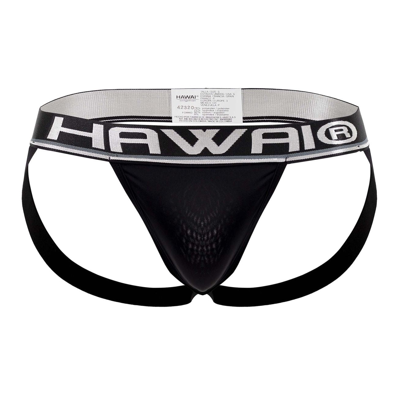 HAWAI 42337 Microfiber Jockstrap Black