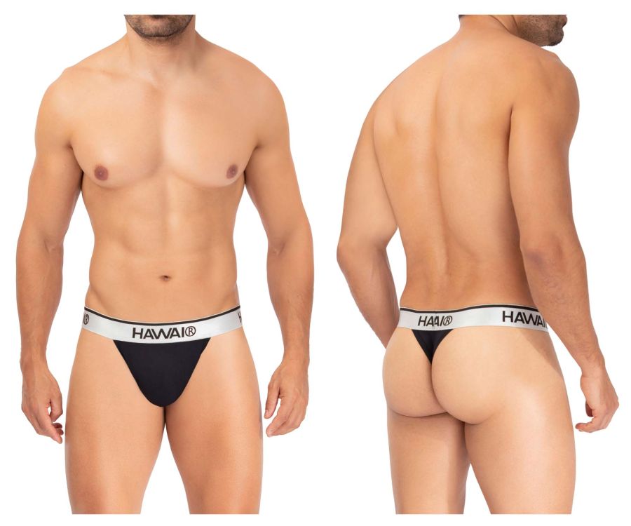 JCSTK - HAWAI 42338 Microfiber Thongs Black