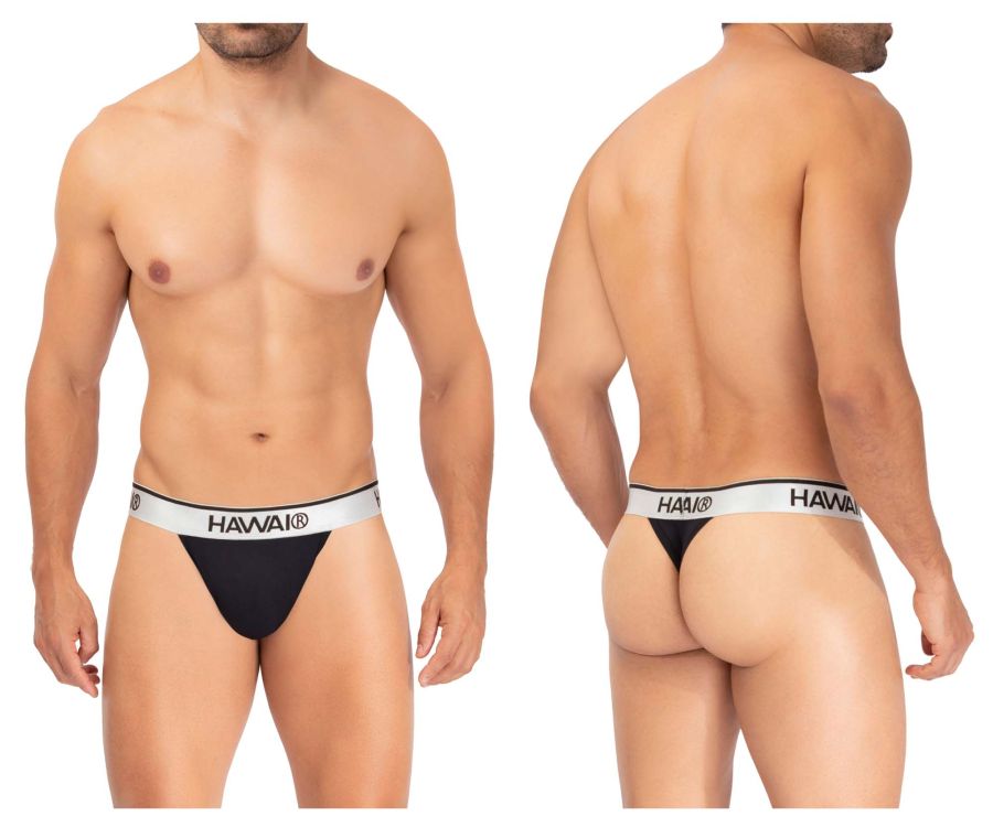 HAWAI 42338 Microfiber Thongs Black