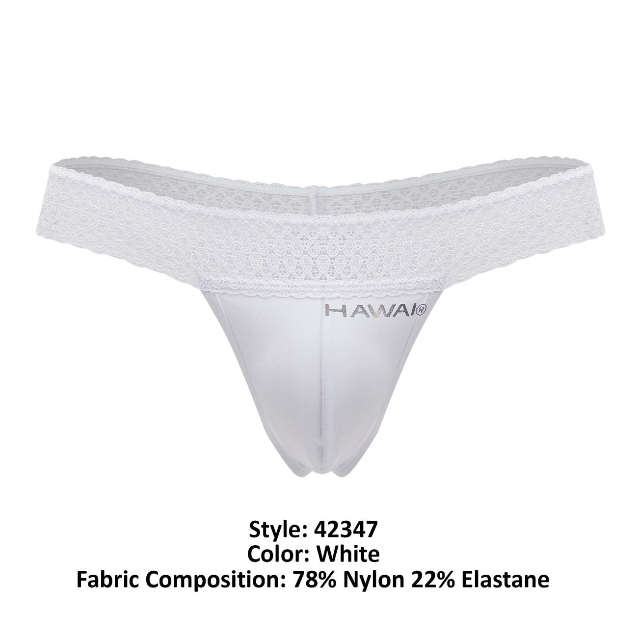 HAWAI 42347 Microfiber Thongs White